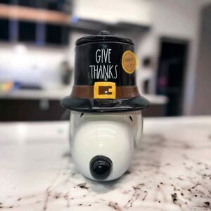 Rae Dunn Peanuts X Give Thanks Snoopy Cookie Jar